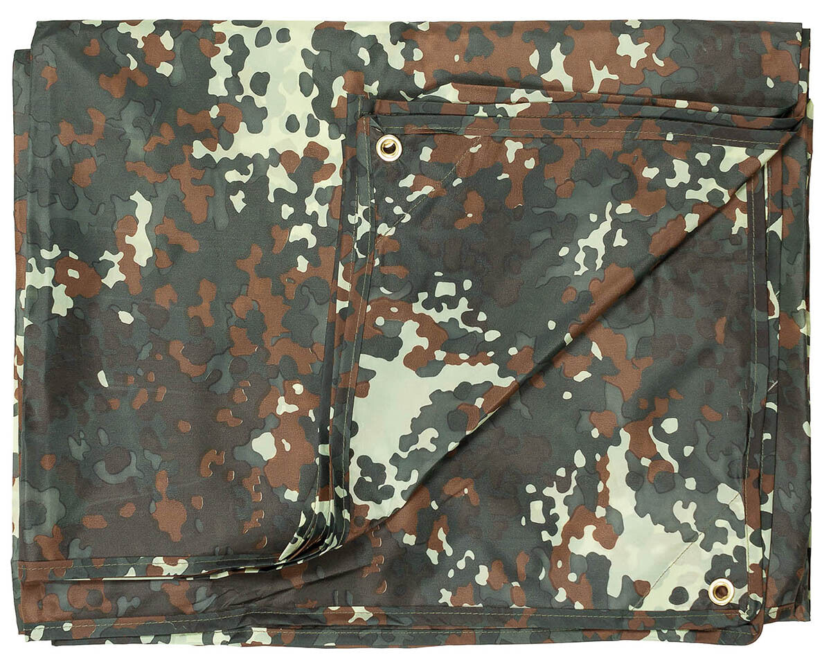 MFH Tarpaulin Tarp Ca. 300 X400 Cm Flecktarn