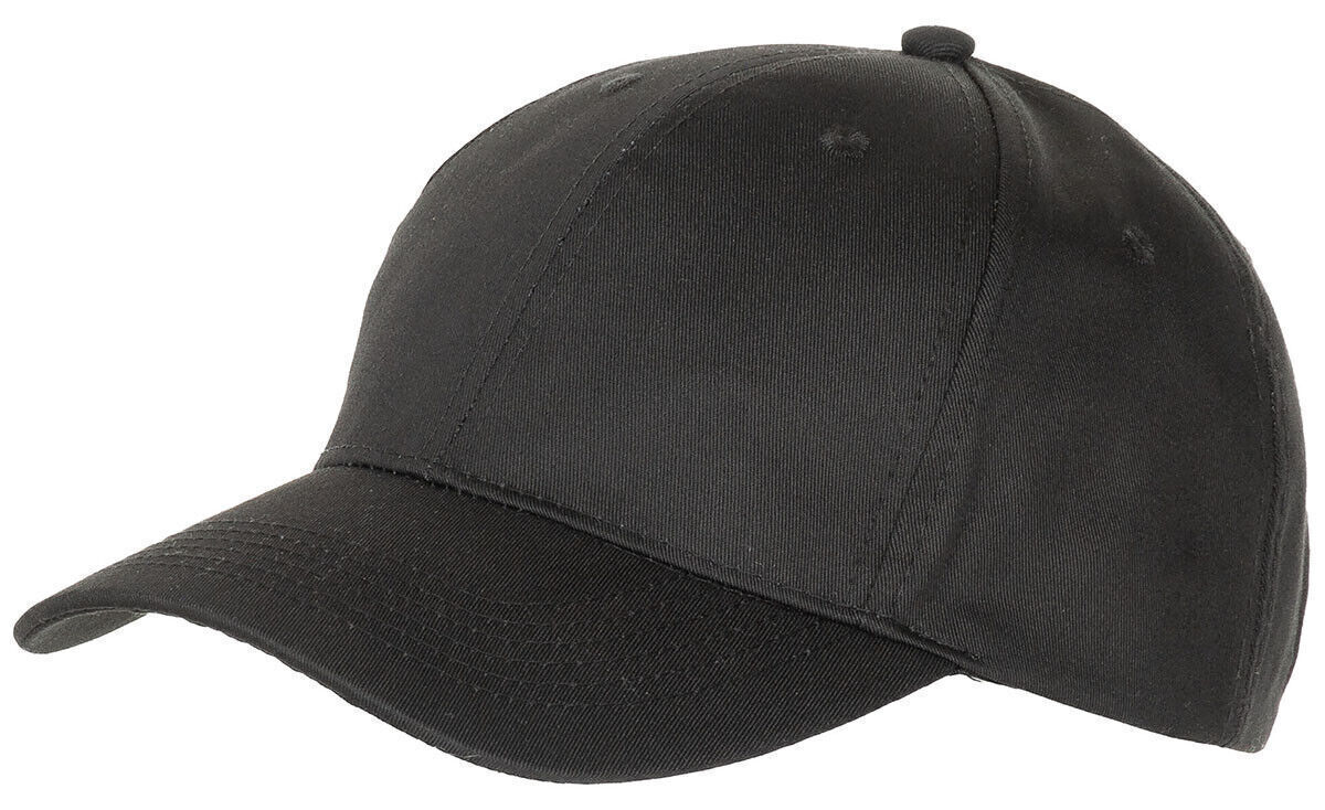 US Army Military Field Outdoor Cap With Loop Panels Size-adjustable Black