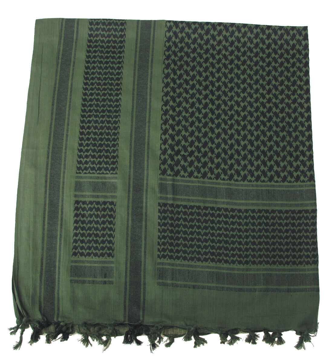 Shemagh Tactical Scarf Multifunctional Against Sun Dust Green Black