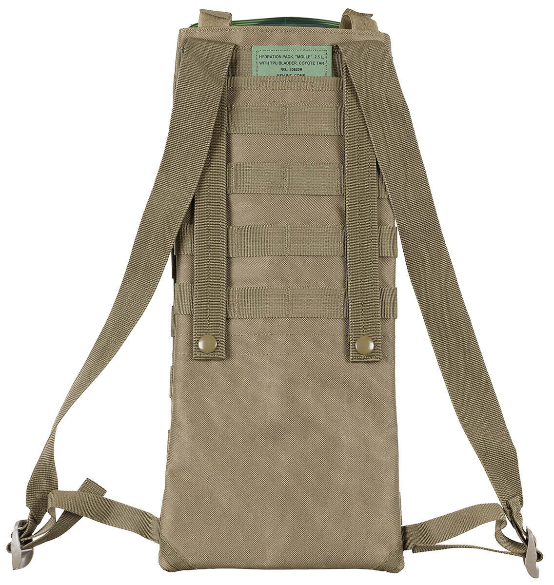 Hydration Backpack Hiking Outdoor MOLLE 2,5L With TPU Bladder Coyote Tan