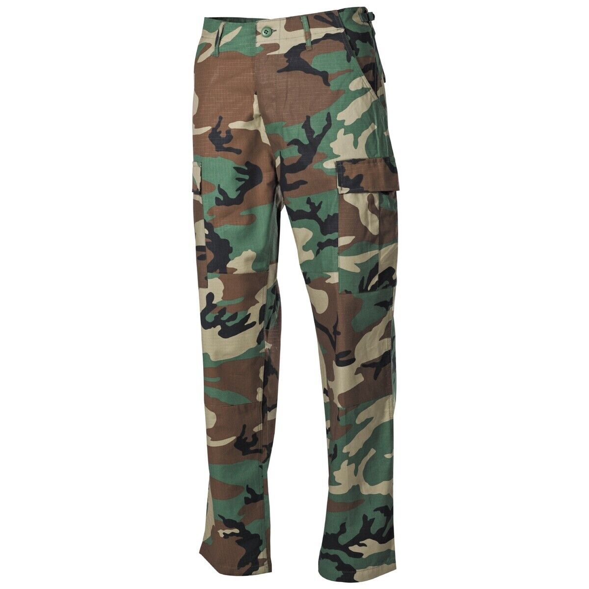 MFH US Combat Pants BDU Ripstop Woodland