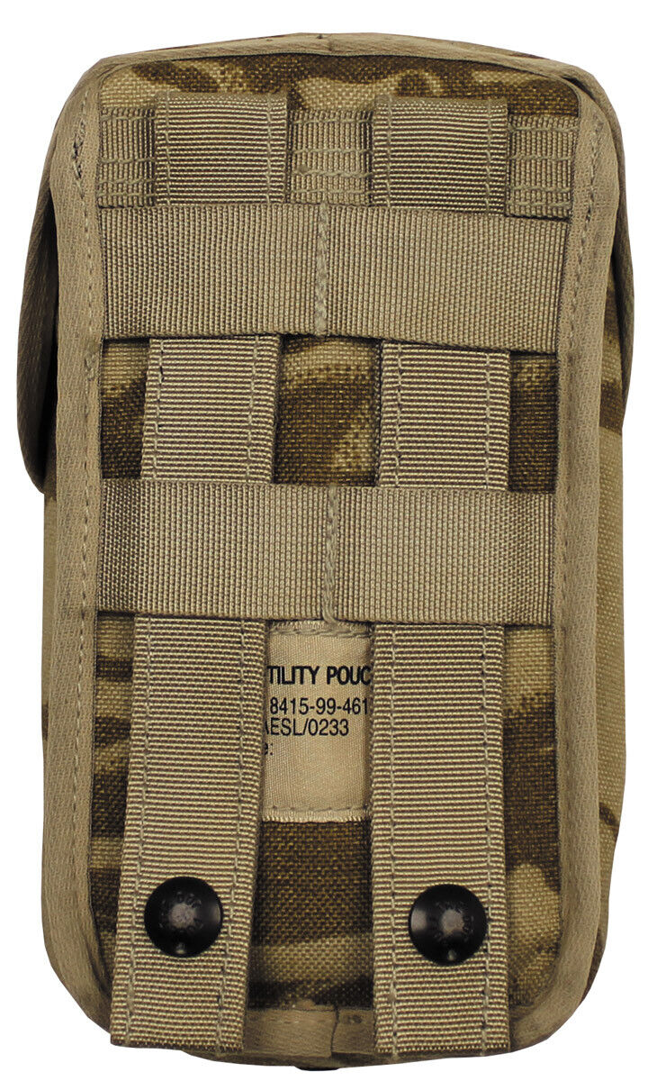 Original British Army Pouch Utility Large MOLLE Desert DPM – Used