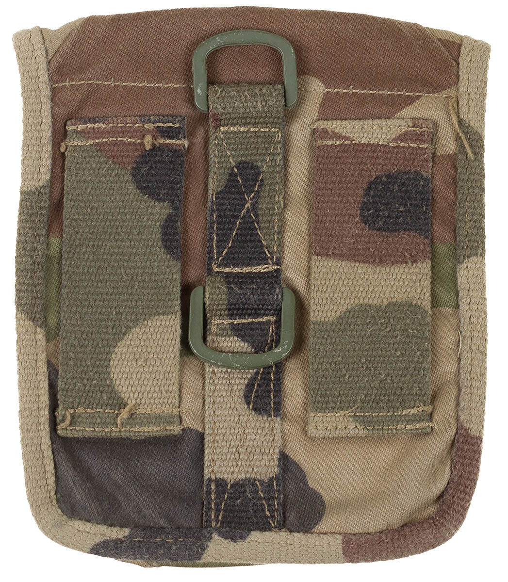 Original French Army Magazine Pouch Triple Camo CCE – Used