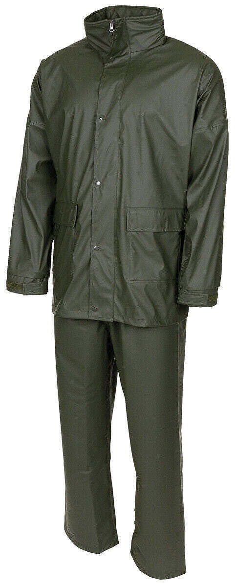 Rain SRain Shelter Cover Military Army 2 Parts Hooded Waterproof  Premium Green