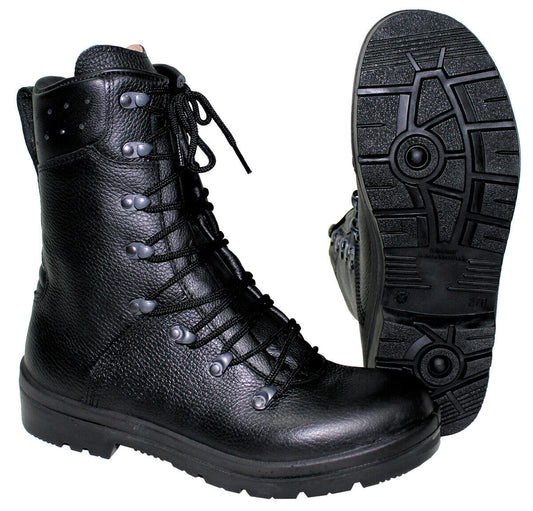 Original Genuine German Army Combat Boots Field Bundeswehr BDU Black Leather