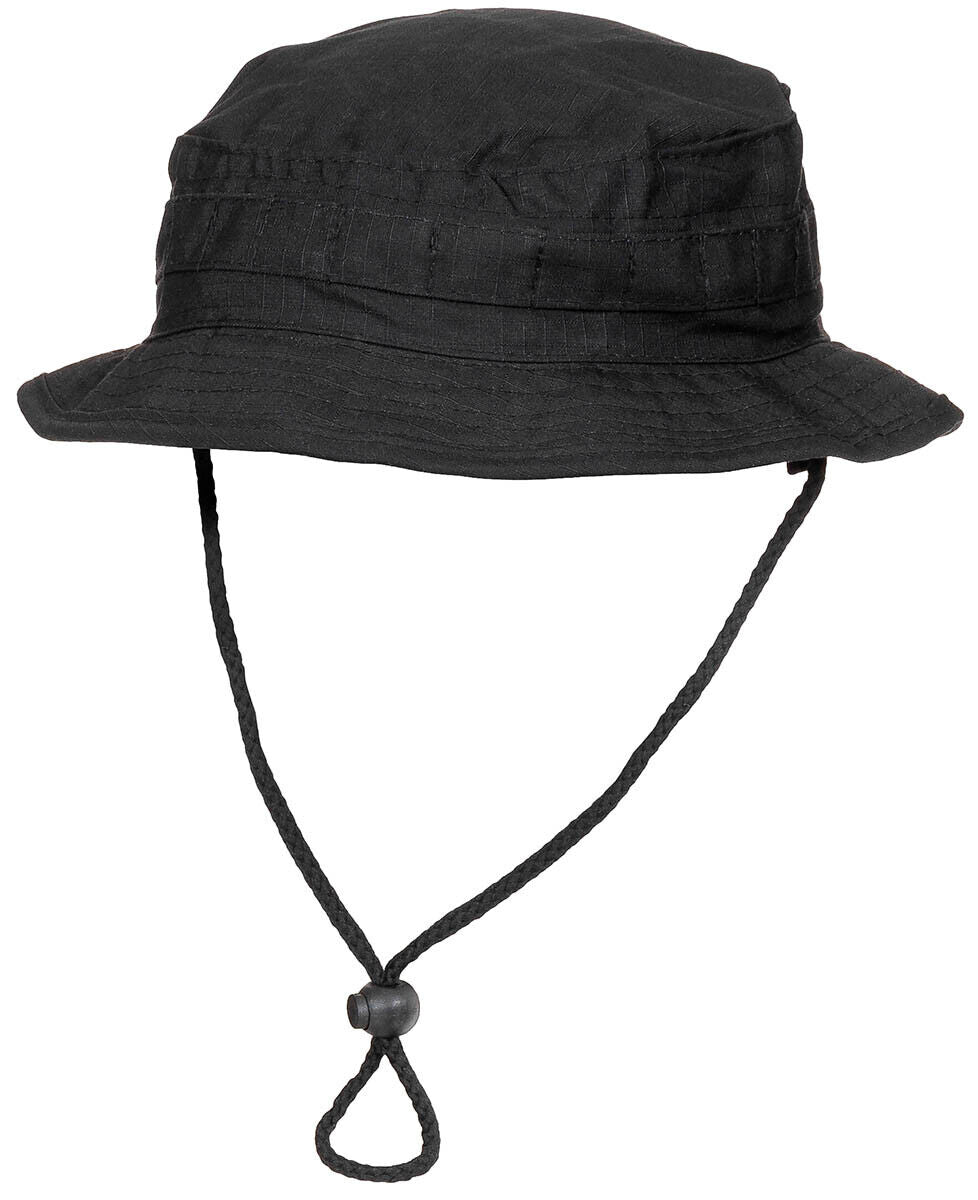 MFH GB Special Forces Boonie Hat Ripstop Black