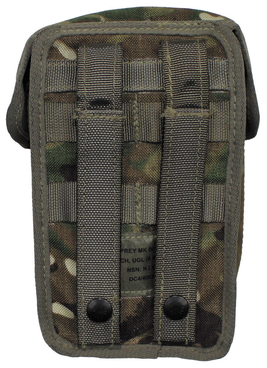 Original British Army Round Pouch Ugl 8 Osprey MK IV Camo MTP – Used