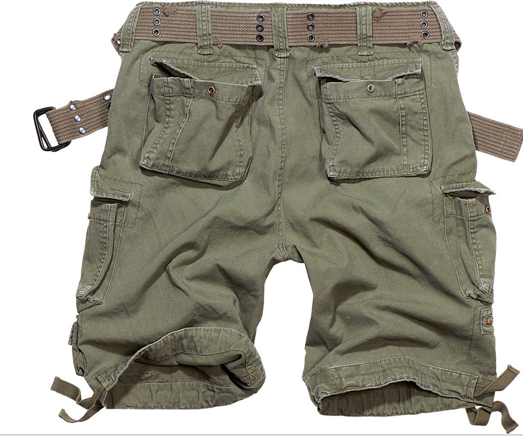 Brandit Bermuda Shorts Vintage Savage Ripstop Outdoor Military Army Olive