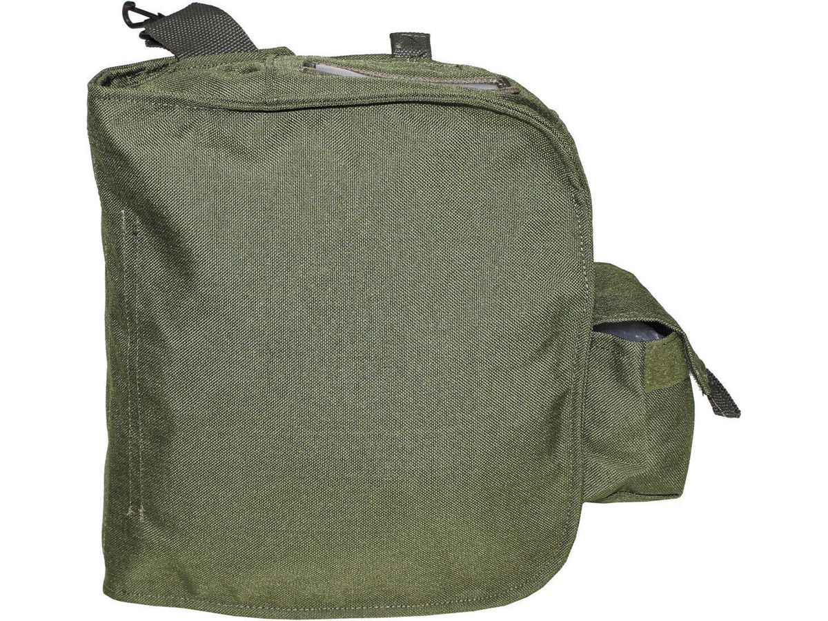 US Military Original Army Bag For Protective Mask Case OD Green Used