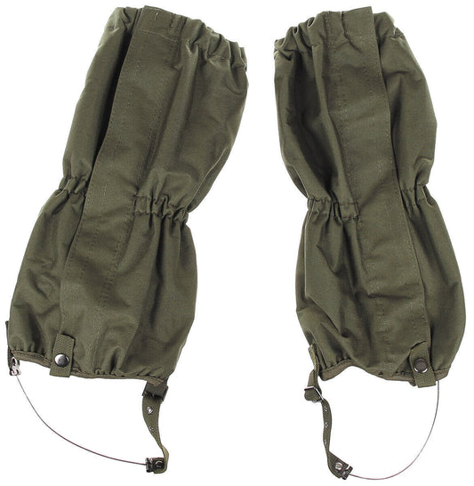 Gaiters Hight Quality Outdoors Durable OD Green With Zip Steel Wire