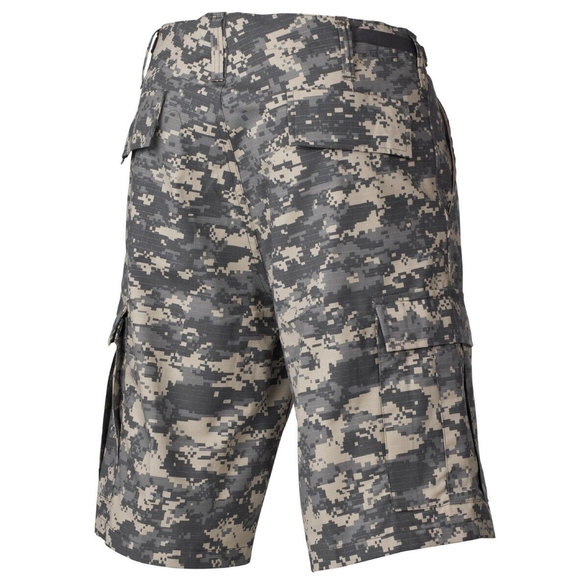 Shorts Bermuda Camo Military Army BDU Rip Stop AT Digital Leg Pockets