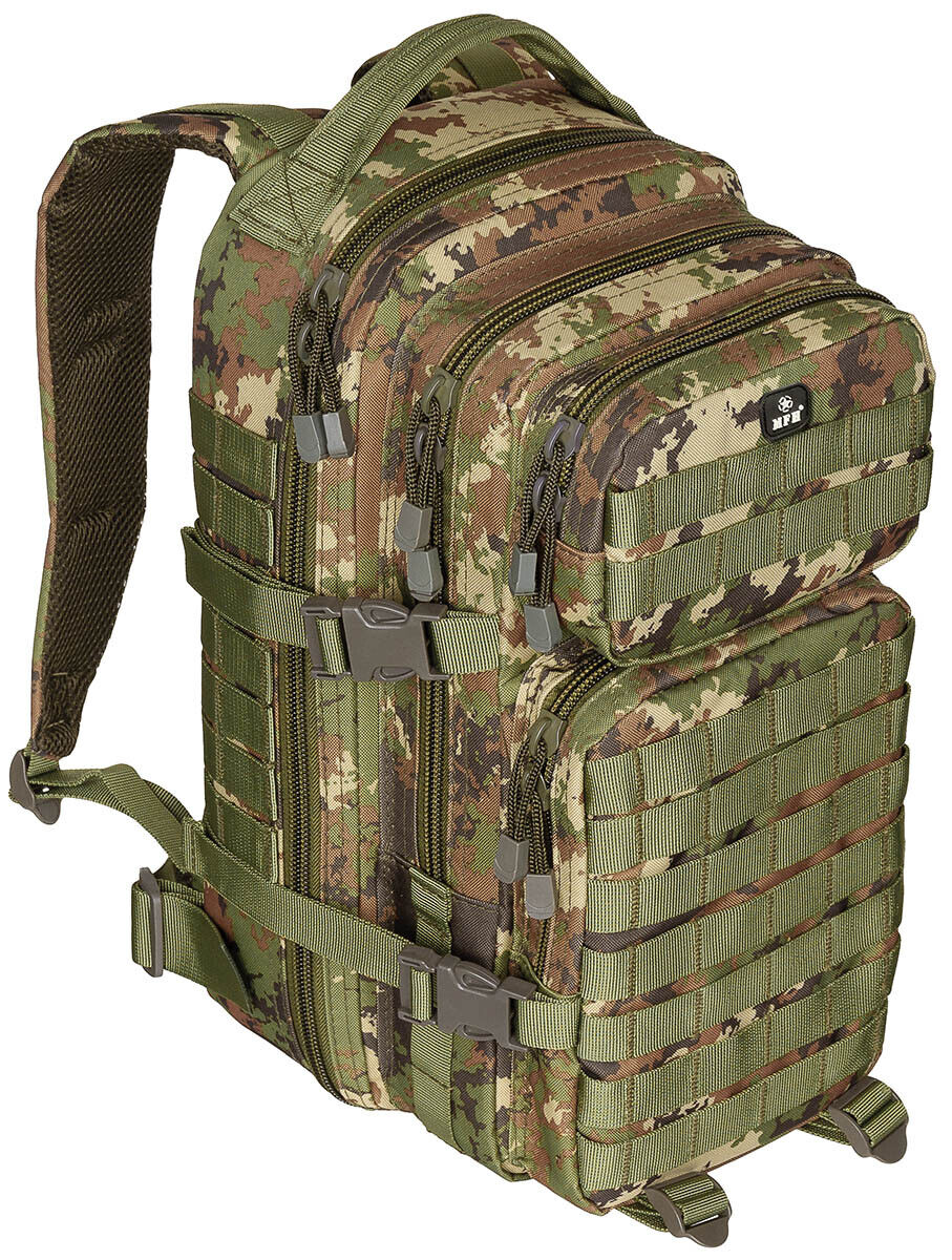 US 30L Backpack Assault I Tactical MOLLE Vegetato Airsoft MFH Brand