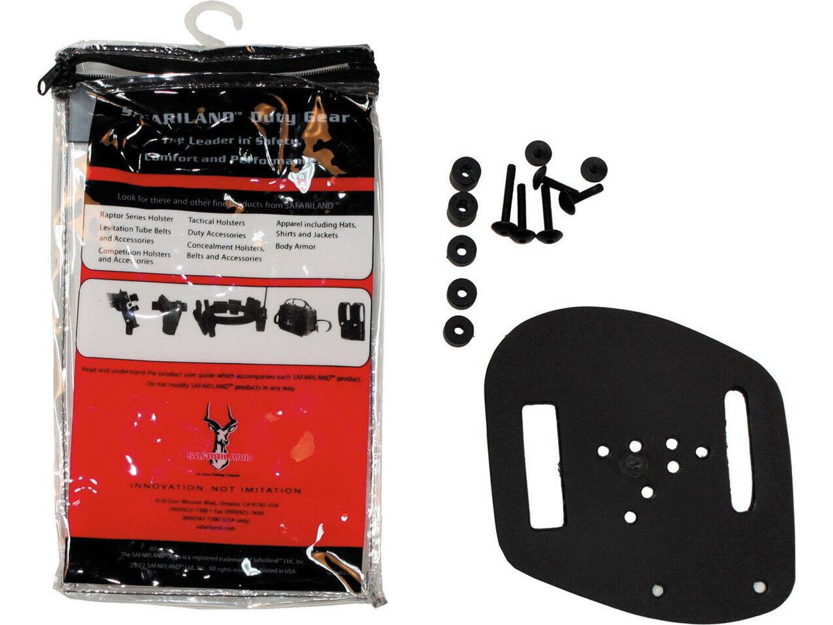 Original Military Army Adapter Plate For Holster SAFARILAND Black New