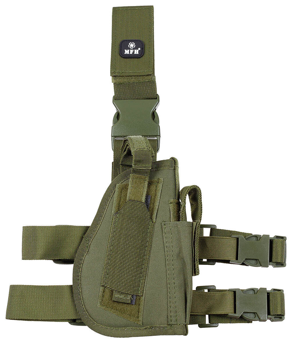 Leg Holster Military Army Combat Right-Handed   OD Green
