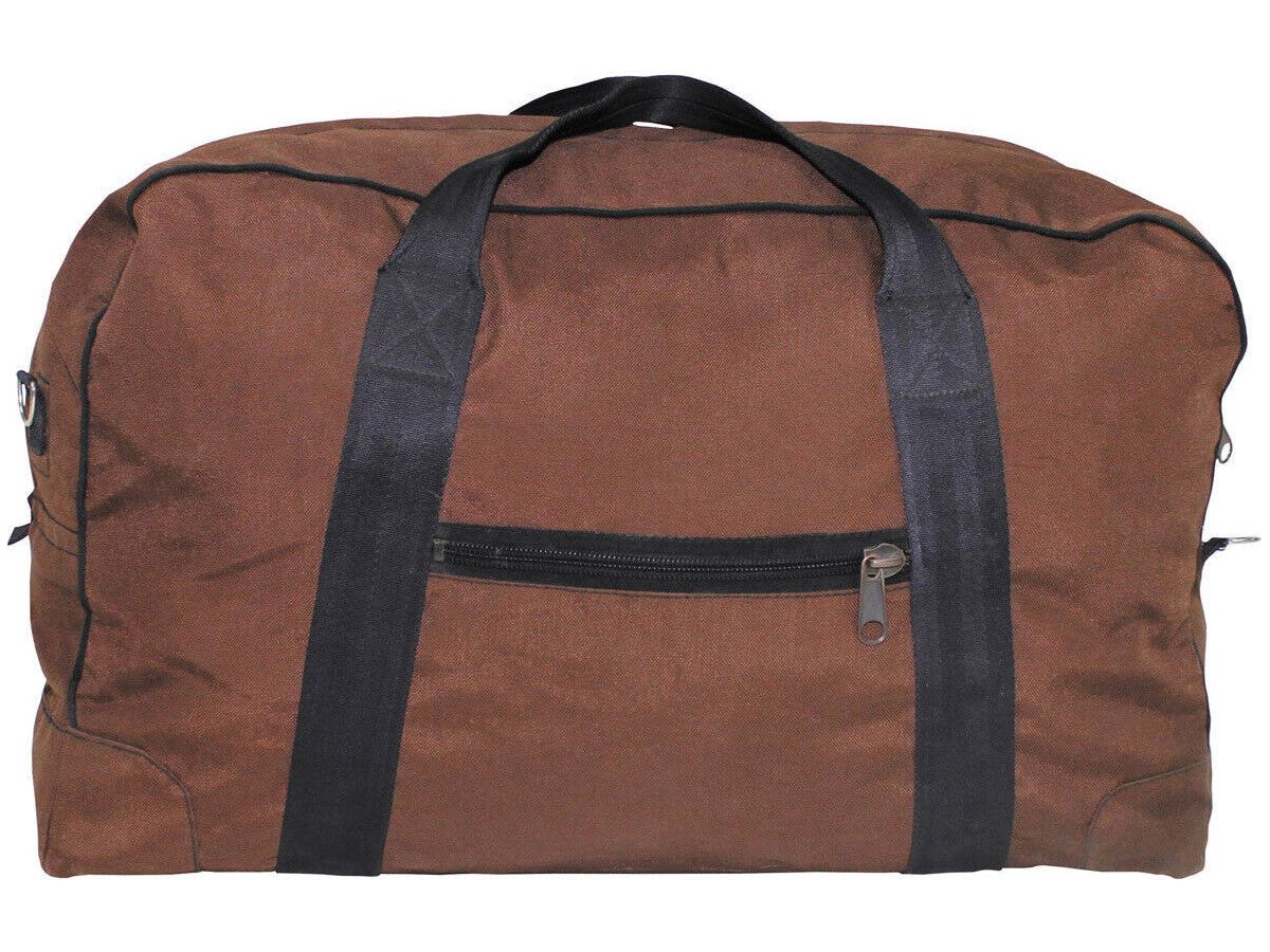 GB Original Military Army Combat Bag Brown Used 100% Nylon