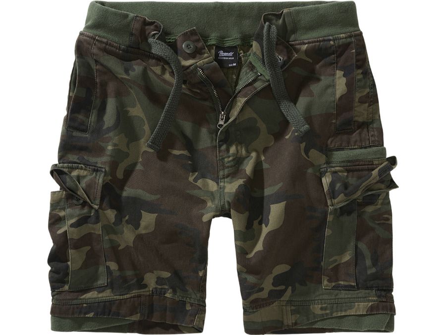 Brandit Vintage Packham Mens Cargo Shorts Bermuda Shorts US Military Army Camo