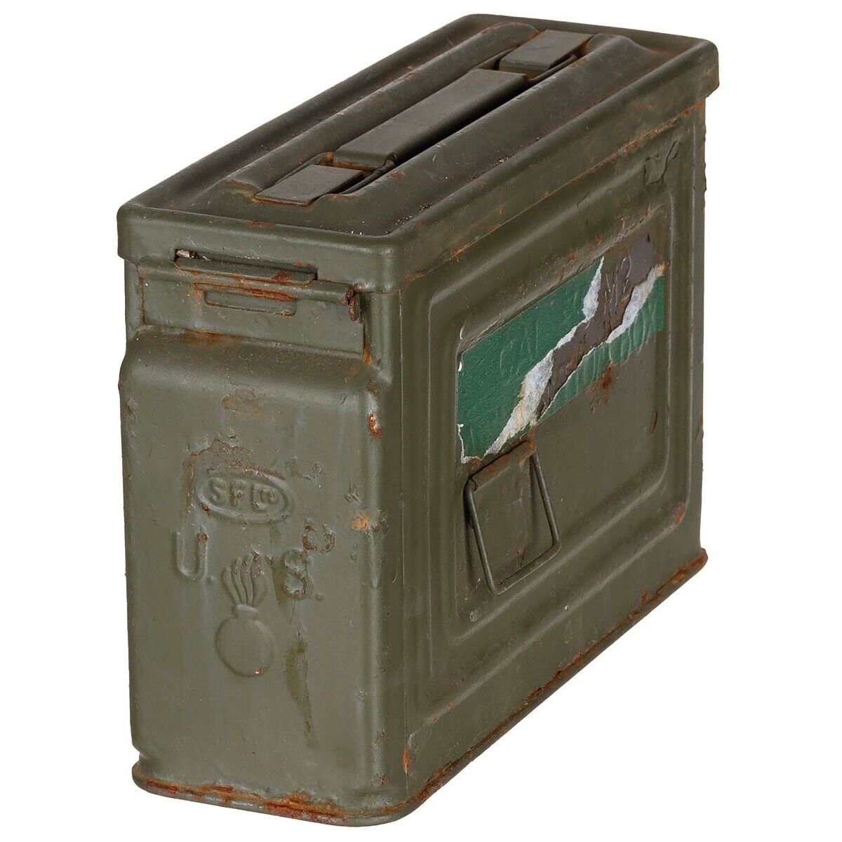 US Army WWII M2 Metal Storage Box – Military Surplus, Vintage