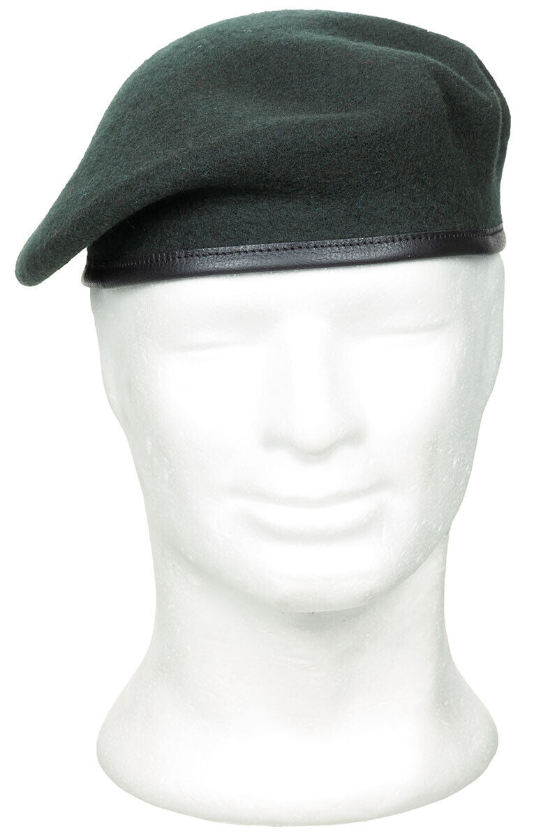 French Army Commando Military Army Small Crown Wool Beret Rifle Green