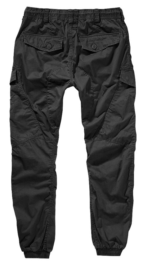 Brandit Ray Vintage Pants Outdoor Hiking Military Army Trousers Mens Cargo Black