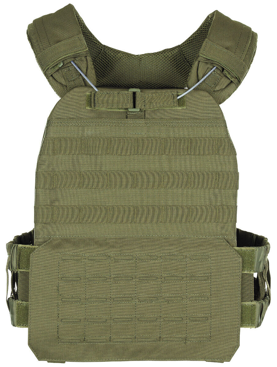 Tactical Vest Laser MOLLE Airsoft Paintball Military Quick Release System Green