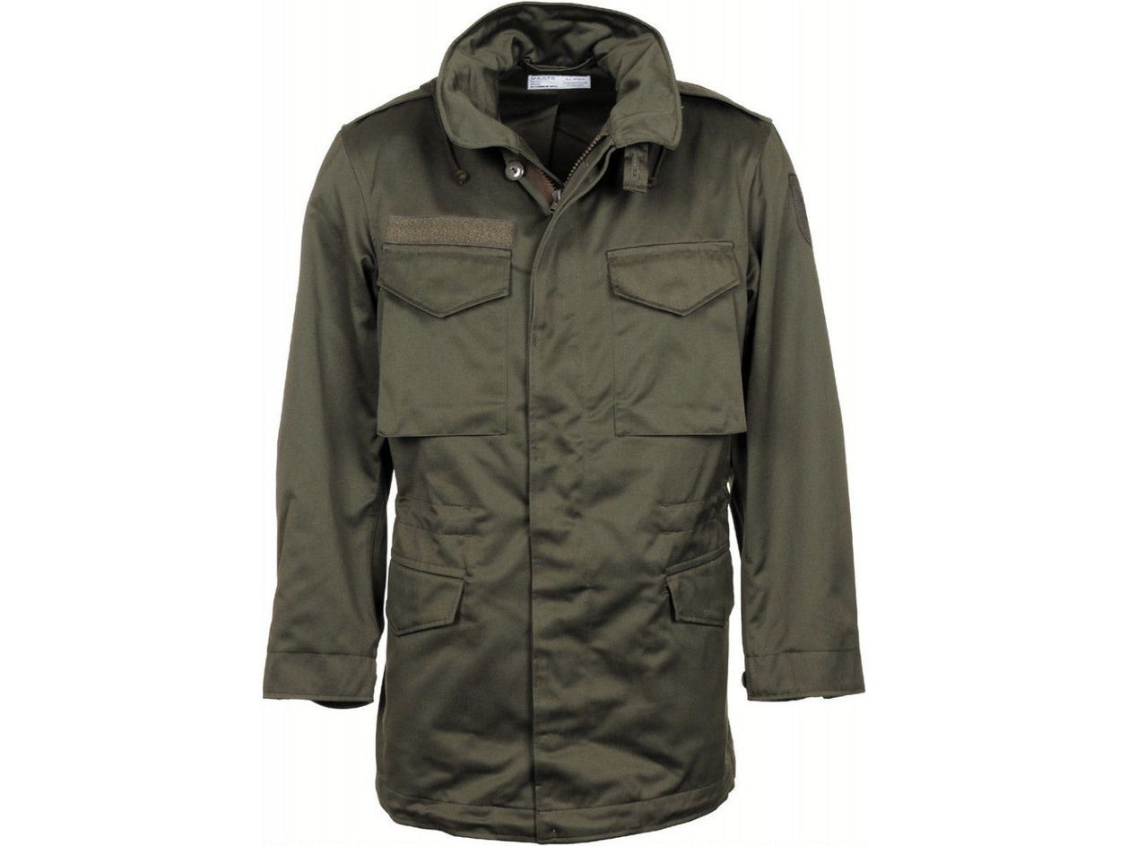 Original Austrian M65 Army Field Jacket Genuine Military Parka Olive OD Green
