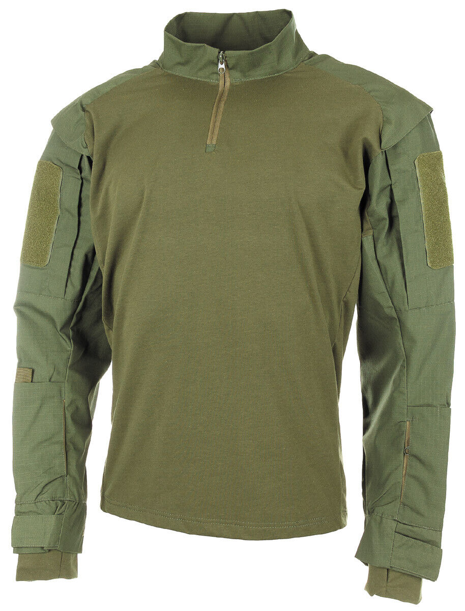 MFH Professional US Tactical Shirt Long-sleeved Green