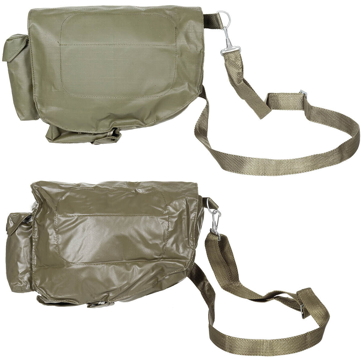 Original Polish Army Pl Bag for Protective Mask MP4 PVC Green – Used