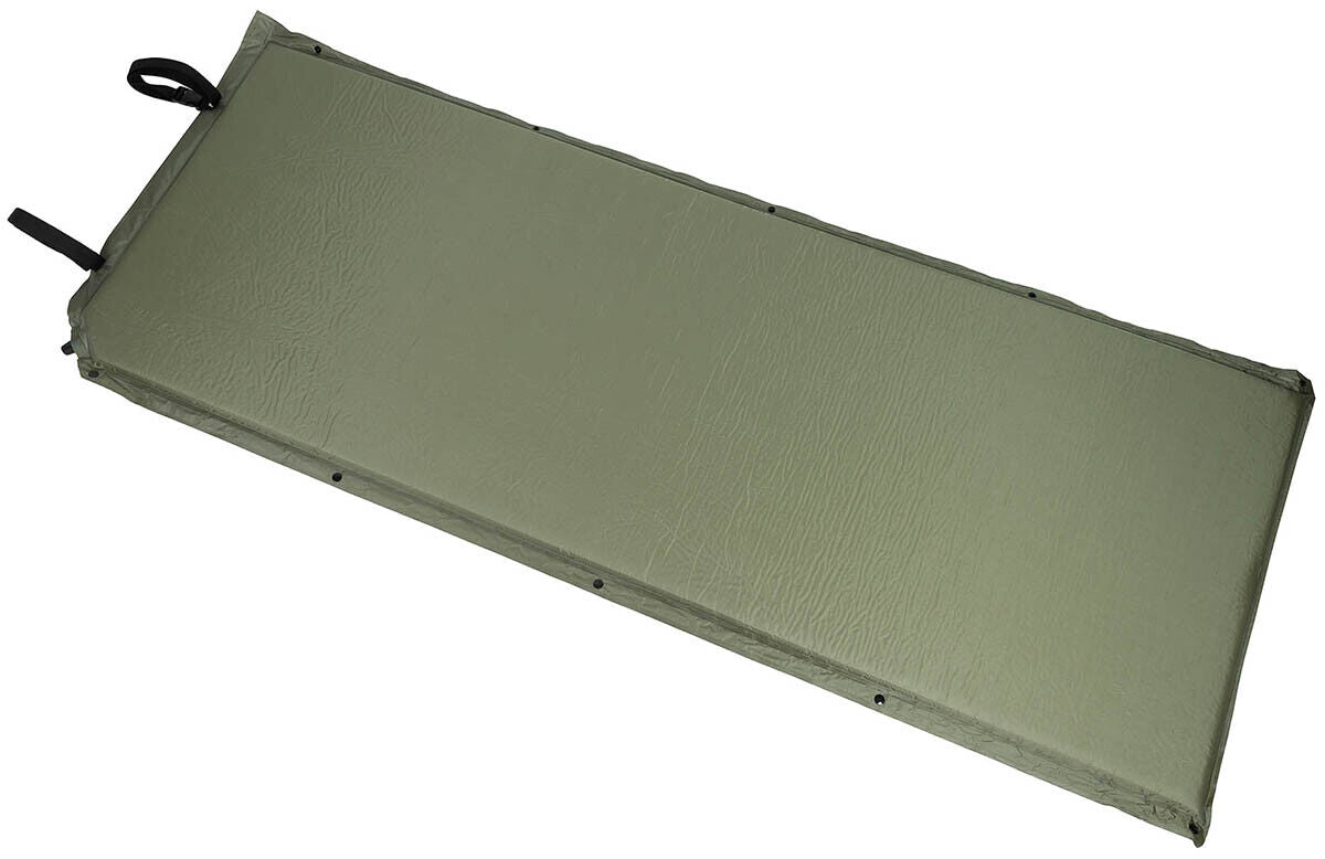 Self-Inflatable Thermal Pad OD Green Screw Lock Valve Pack Straps Connectible