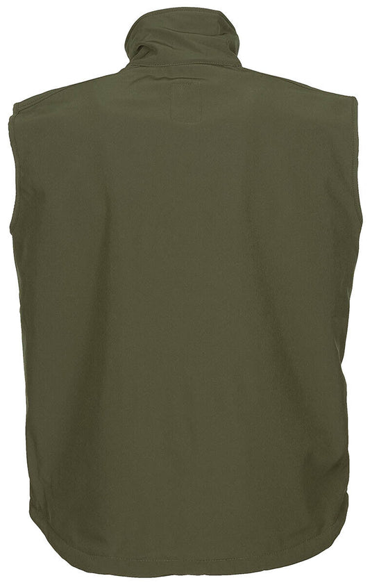 US Army Quilted Waterproof Windproof Vest Black SoftShell Vest Allround OD Green