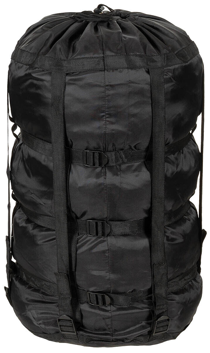 MFH US Compression Bag Modular for Sleeping Bag Black