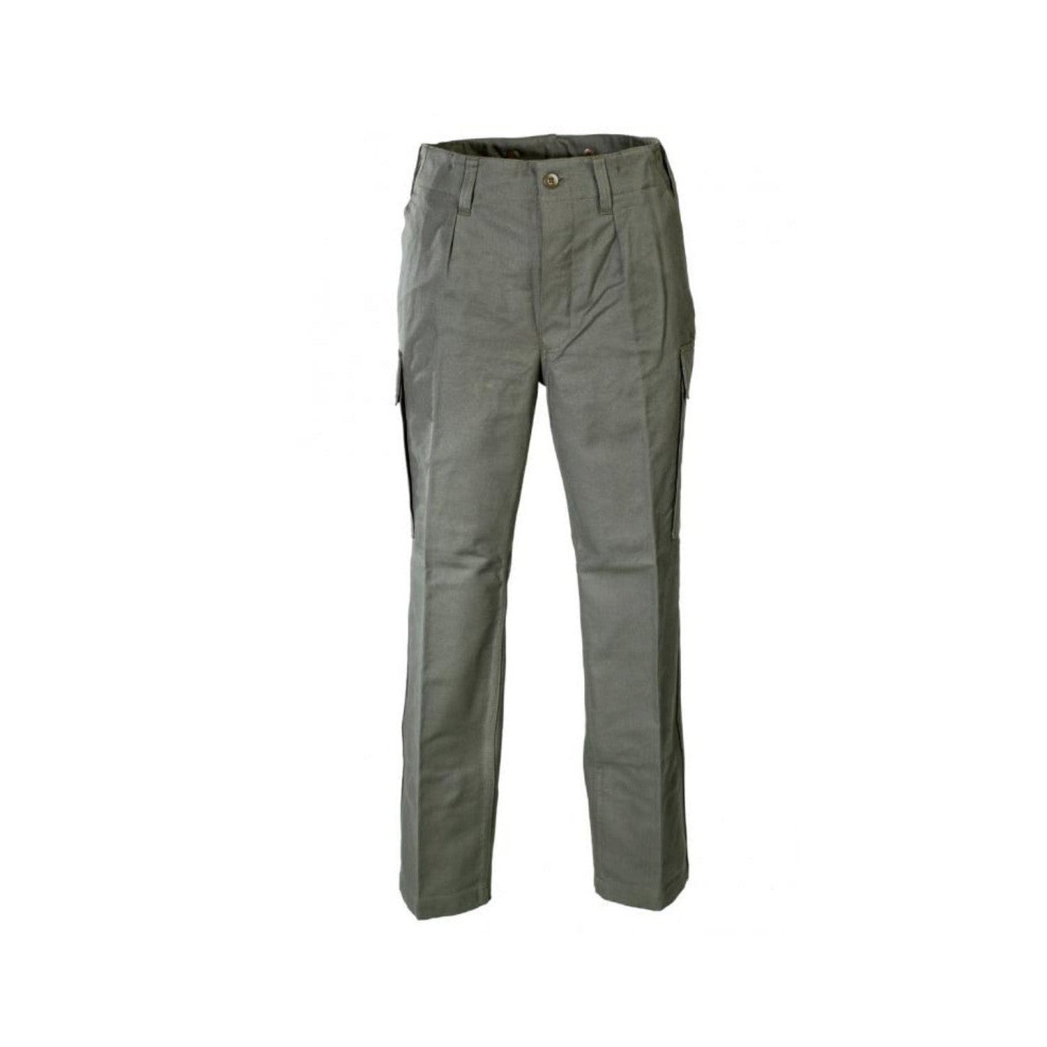 Original German Army Field Pants Bundeswehr Moleskin Trousers Genuine OD Green
