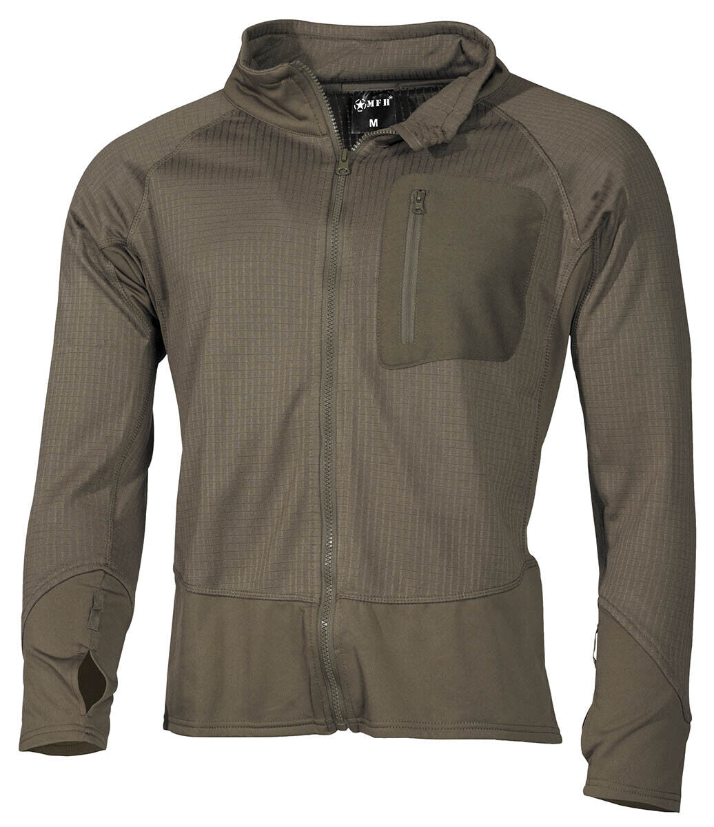 US Army Jacket Lining Tactical Military Fleece SoftShell Breathable OD green