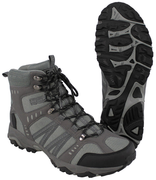 Trekking Shoes Grey Mountain High - Quick-Drying Breathable Military Combat