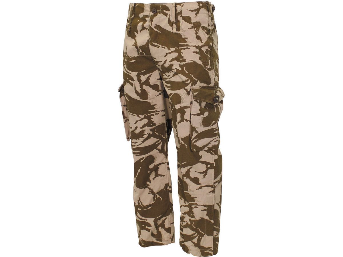 Original British Army GB Field Pants DPM Desert Windproof