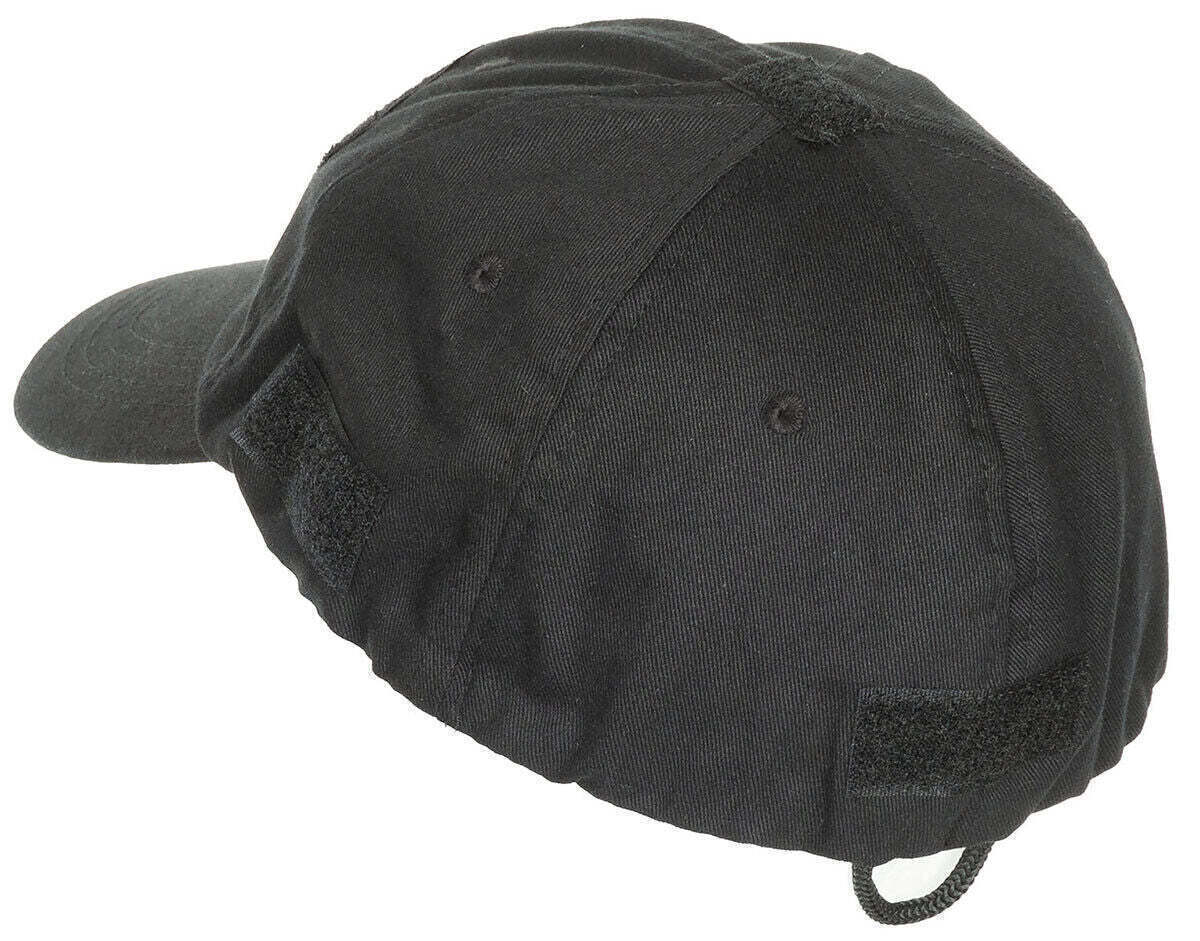 MFH Professional Operations Cap with Loop Panels Black