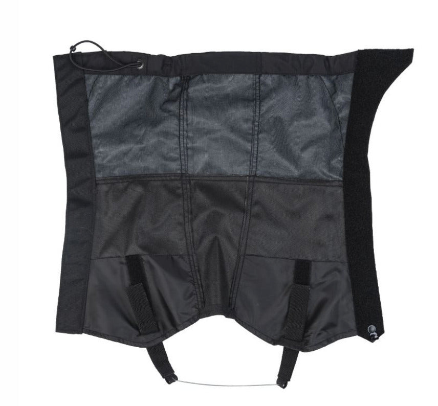 Outdoor Gaiters Steel Wire Fixing Gaiters  For Hiking Hunting Weatherproof Black