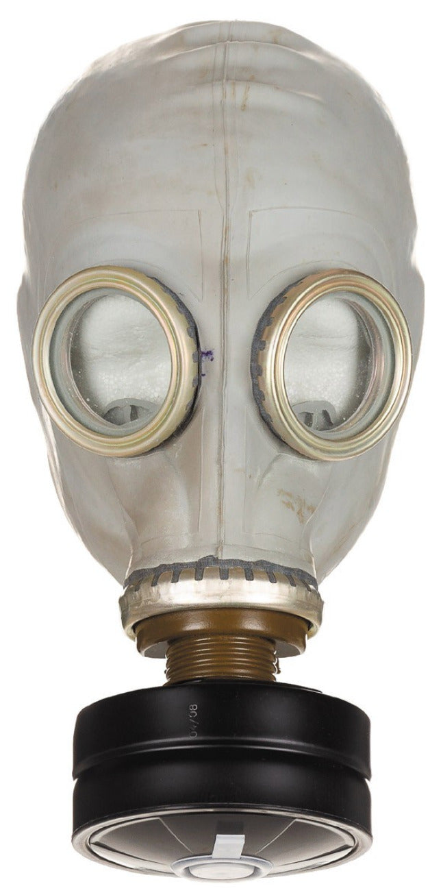 Soviet Russian Military Gas Mask GP-5 Grey Rubber Full Set Filter CFF3