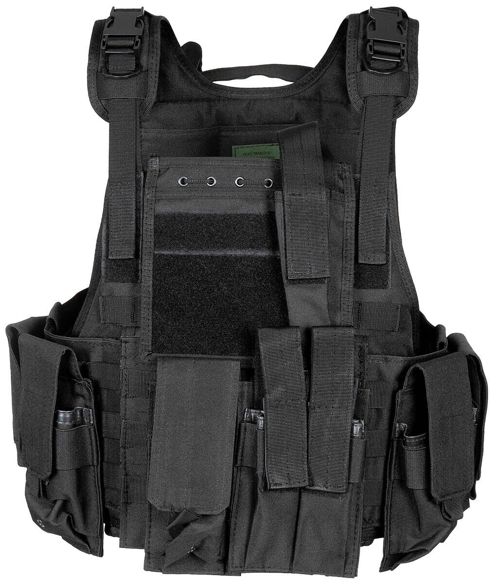 MFH Vest Ranger Several Pouches Black