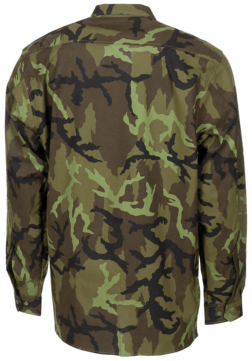 Original Czech Army Shirt Long Sleeves M95 Czech Camo M95 – Like New