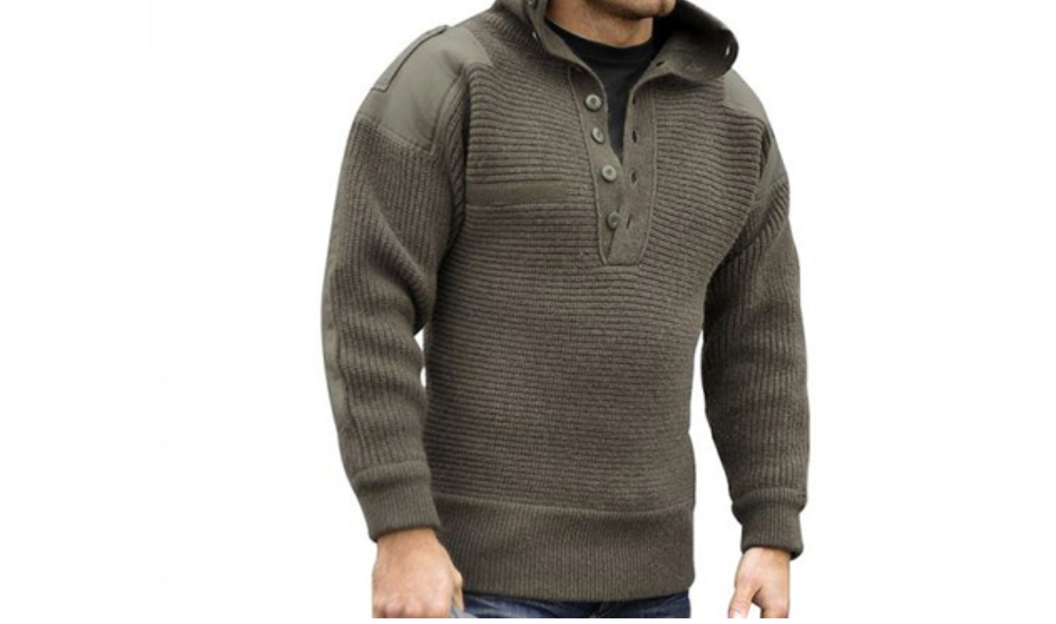 Mil-Tec Austrian Wool Alpin Sweater Olive