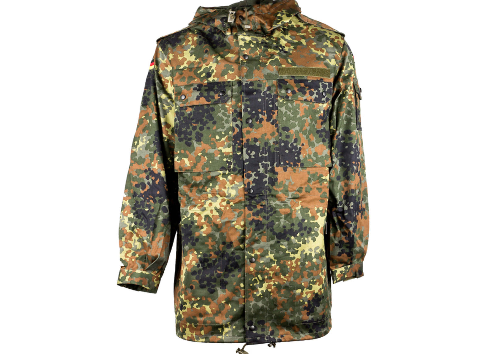 Original German Army Parka Without Lining Flecktarn – Used