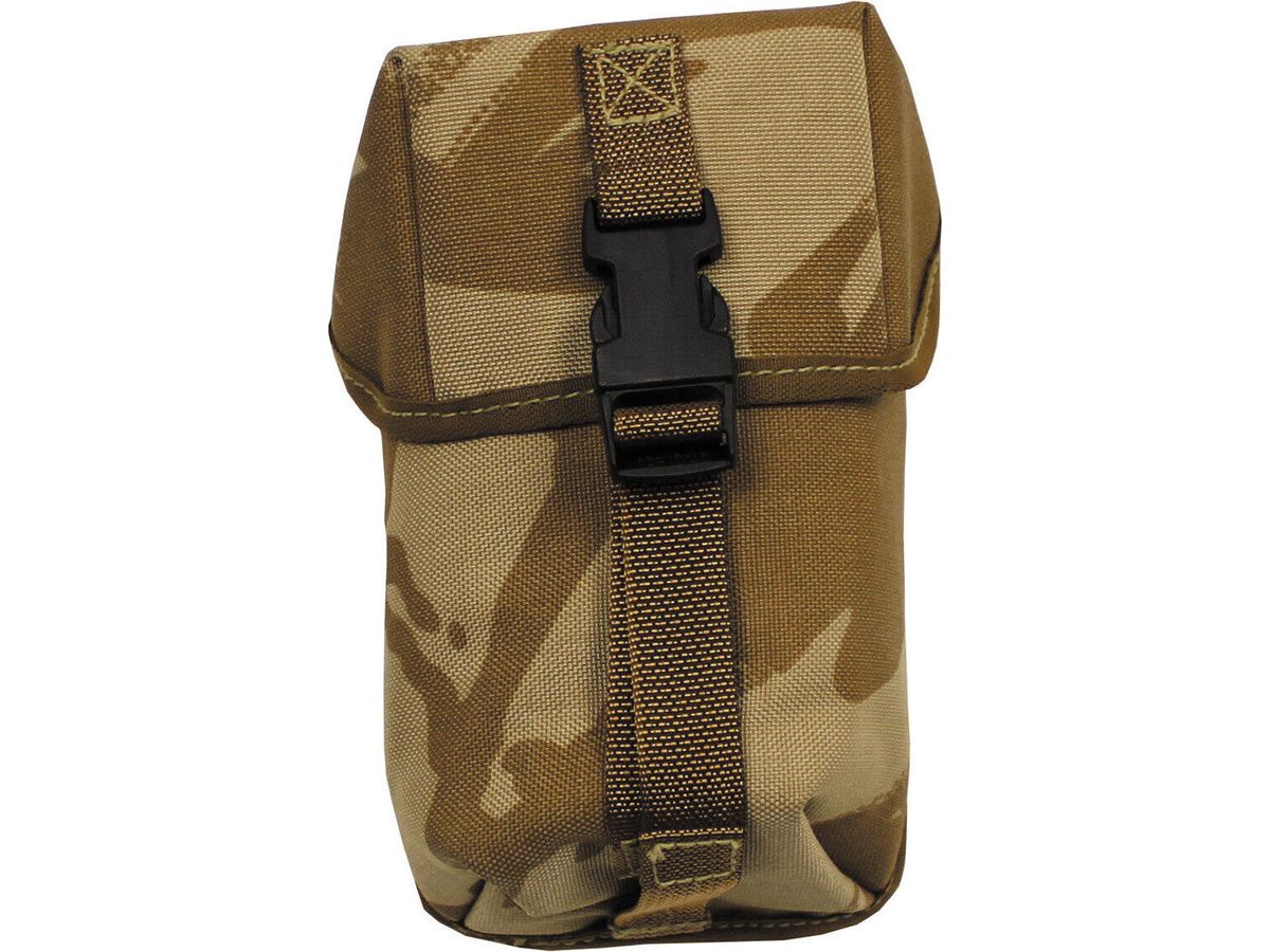 GB Original Military Army Pouch UTILITY Small MOLLE DPM Desert New