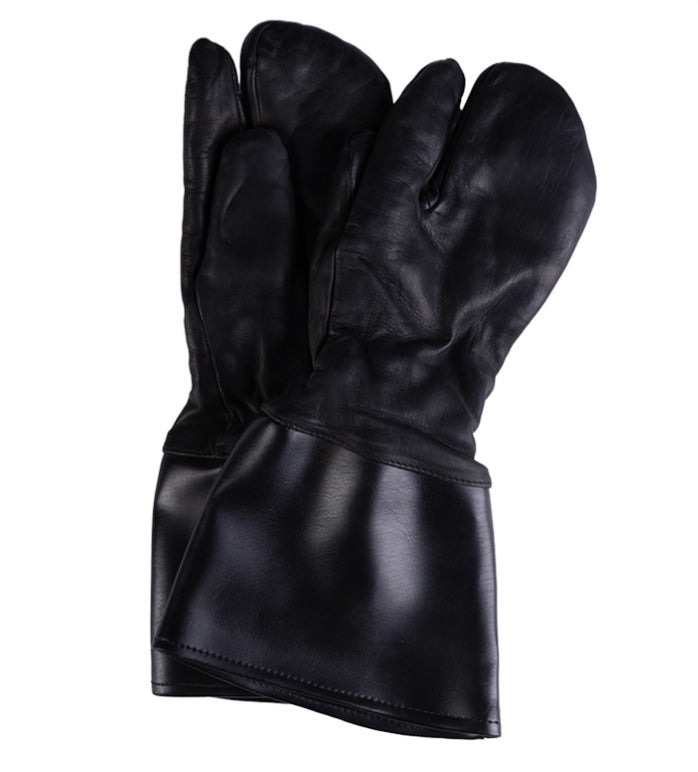 Original East German Army Gloves Black – Used
