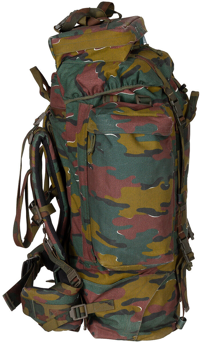 Original Belgian Army Backpack 120L Camo – Used