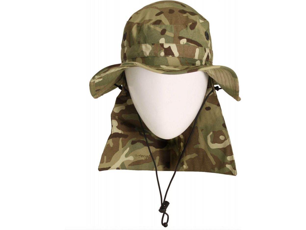 Original Britain GB Army Military Summer Cap Desert Hat MTP Camo Combat New