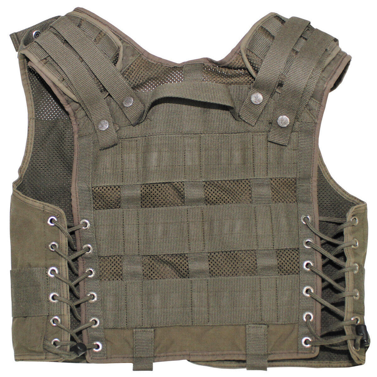 Original Austrian Army Military Vest Tactical,OD Green Used DEFECTIVE