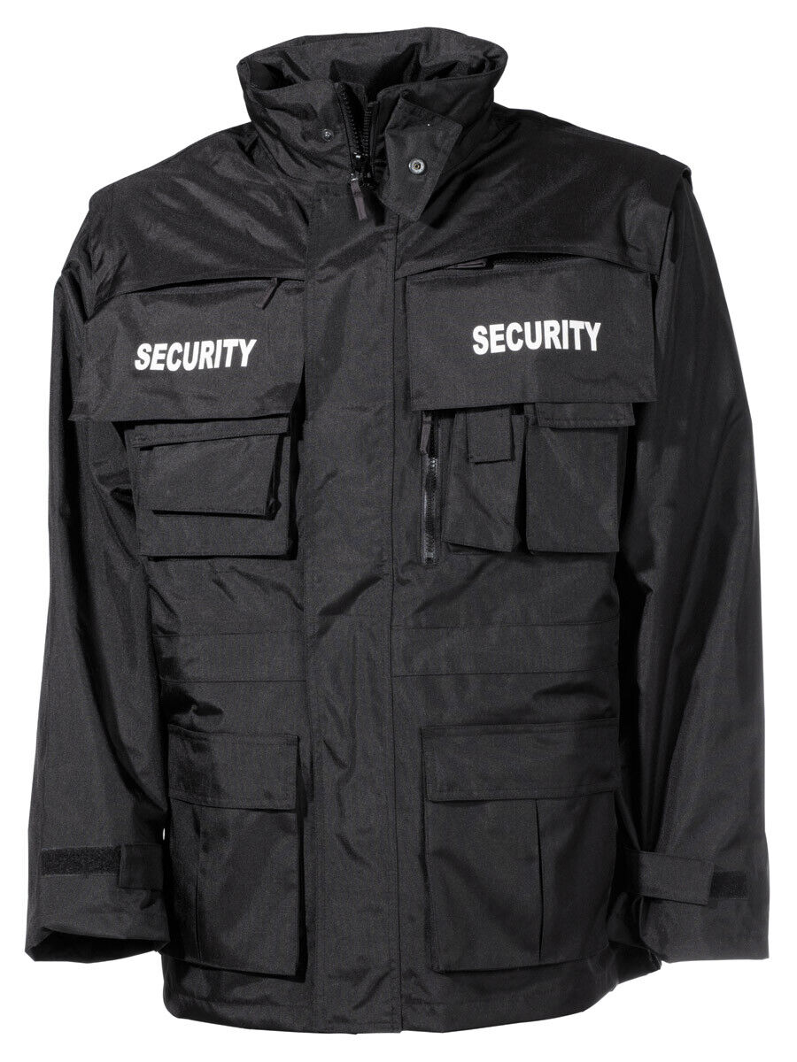 MFH Jacket Security Waterproof Antistatic Black
