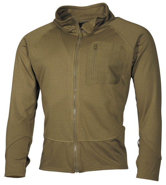 US Army Jacket Lining Tactical Coyote Tan Military Fleece SoftShell Breathable