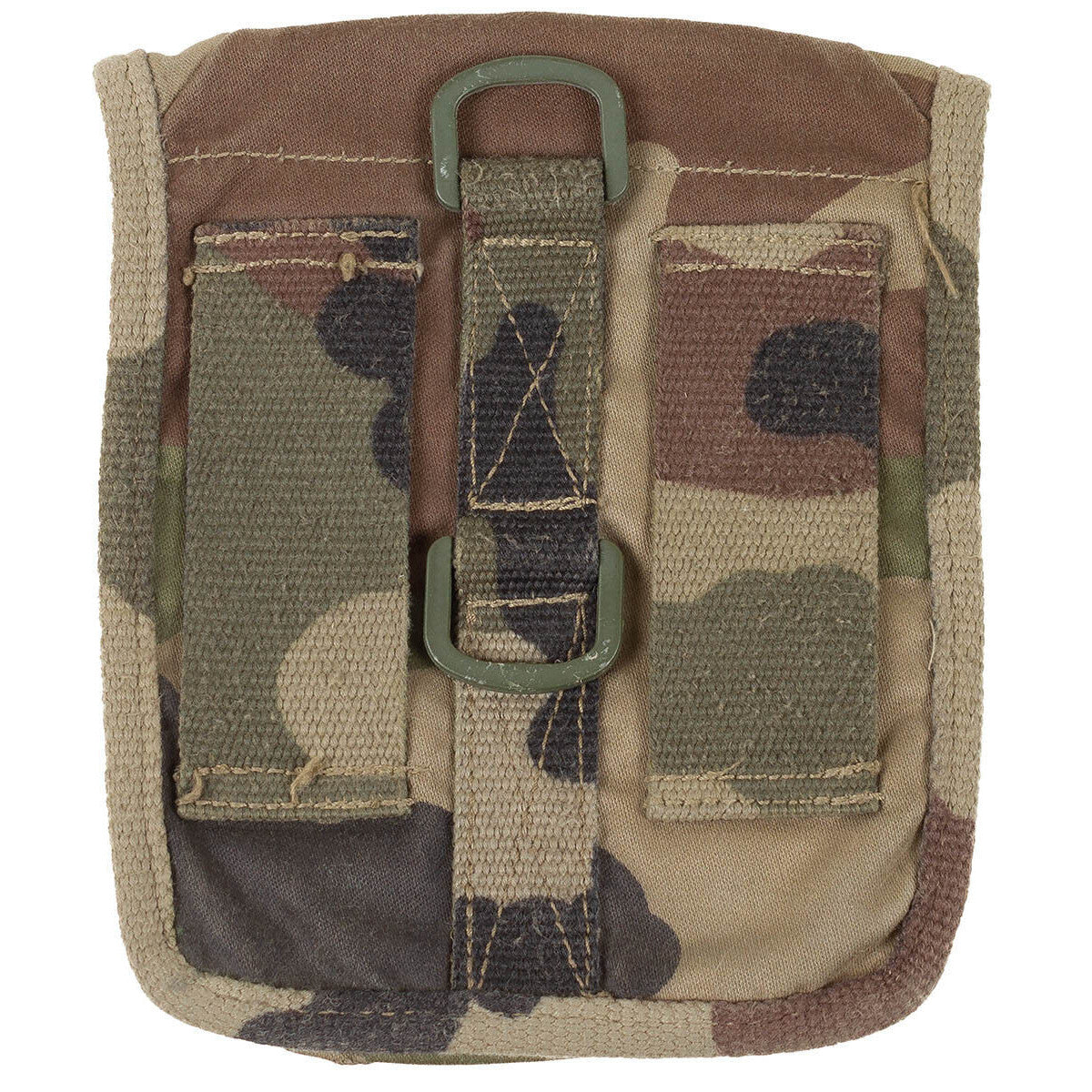 French Original Military Army Ammo Pouch Bag Triple CCE Camo Used