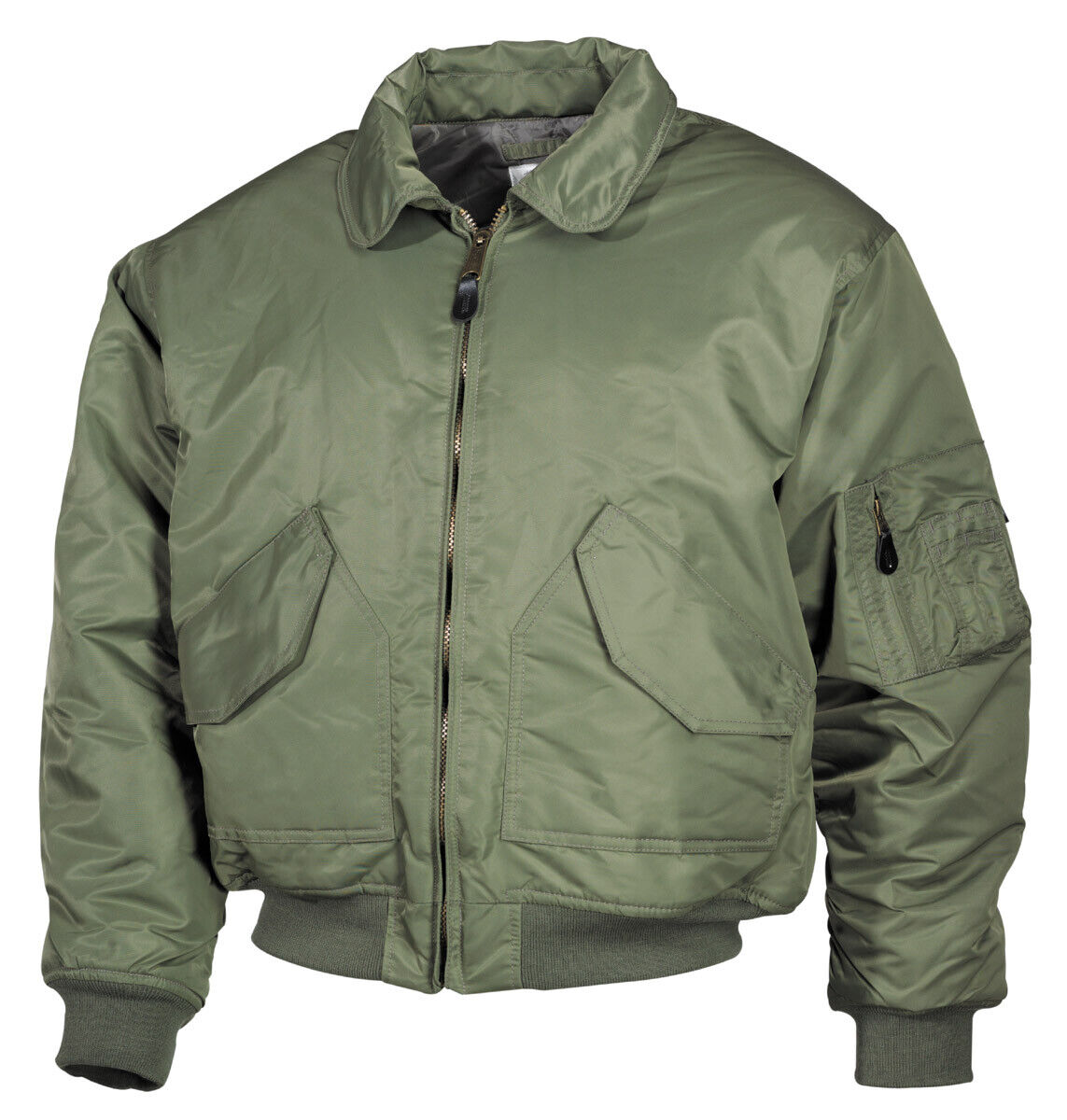 US Air Forces Military CWU Flight Bomber Tactical Men's Pilot Jacket OD Green